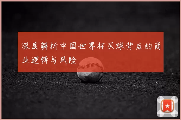 深度解析中国世界杯买球背后的商业逻辑与风险